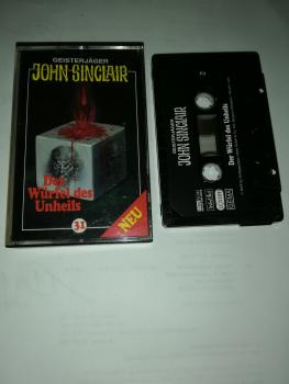 Geisterjäger John Sinclair Black Edition Folge 31 5-fach Schwarz geschraubt Der Würfel des Unheils Schwarz mit Weißen Druck MC 1370 SPV